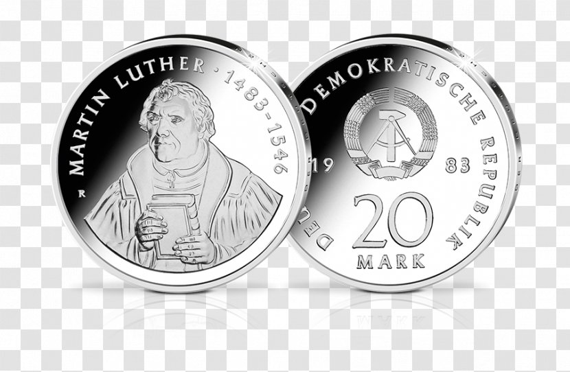 Coin Silver Nickel - Currency - Martin Luther Transparent PNG