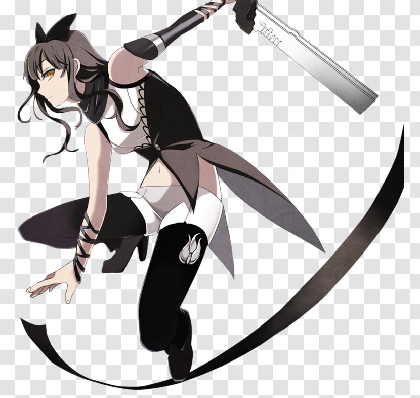 Blake Belladonna Weiss Schnee Yang Xiao Long Kirito Death - Cartoon - Frame Transparent PNG