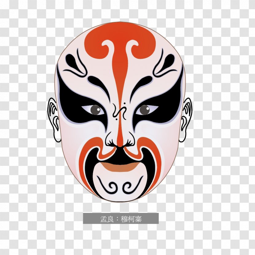 China Budaya Tionghoa Peking Opera Chinese Mask - Royaltyfree - Mengliang Muke Village Transparent PNG