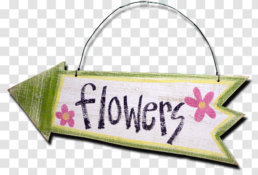 Handbag Rectangle Font Brand - Arrow Flowers Transparent PNG
