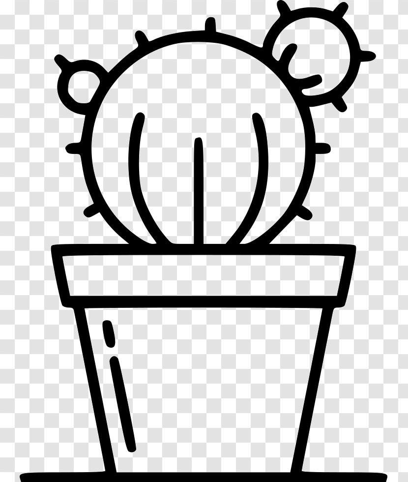 Pretty Cactus Succulent Plant - Garden - Cacyus Icon Transparent PNG