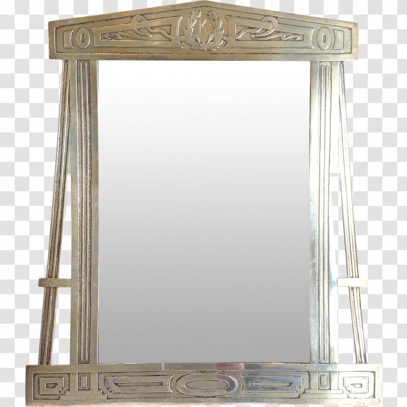 Art Deco Picture Frames Industrial Design - Silver - Mirror Transparent PNG