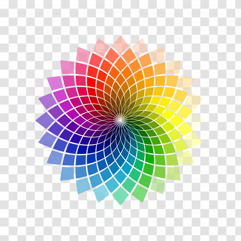 Color Wheel Scheme Complementary Colors - Symmetry - Art Transparent PNG