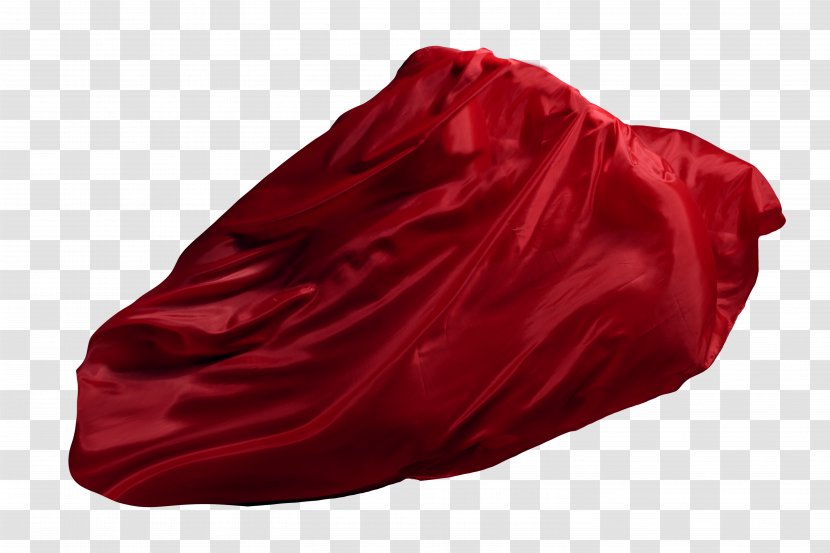 Velvet - Red - Fabric Fly Transparent PNG