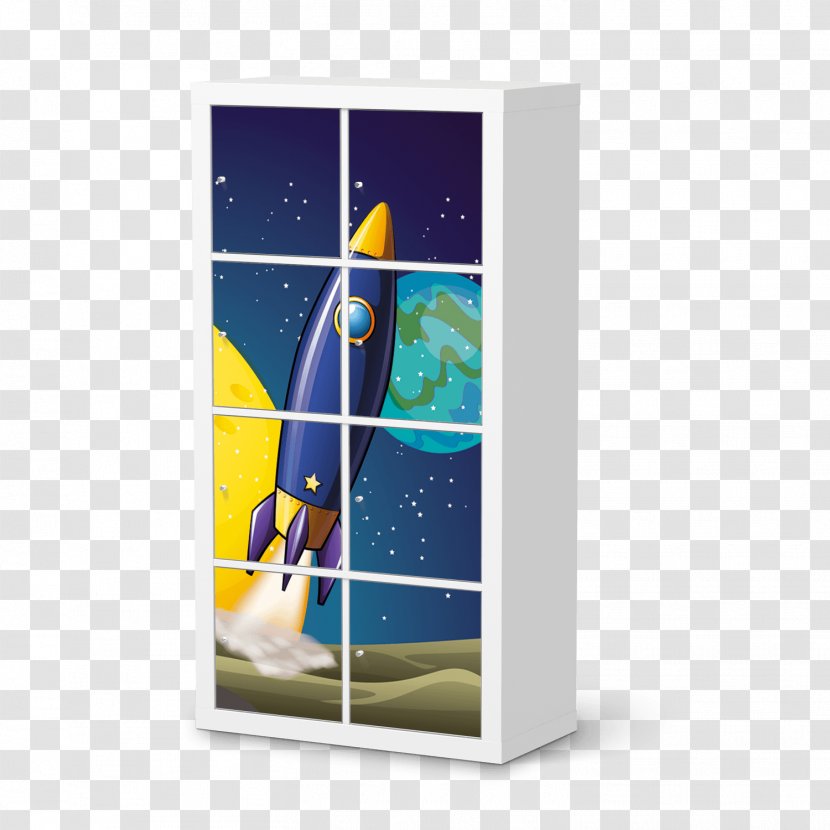 Outer Space Rocket Product Design Shelf - Elements Transparent PNG
