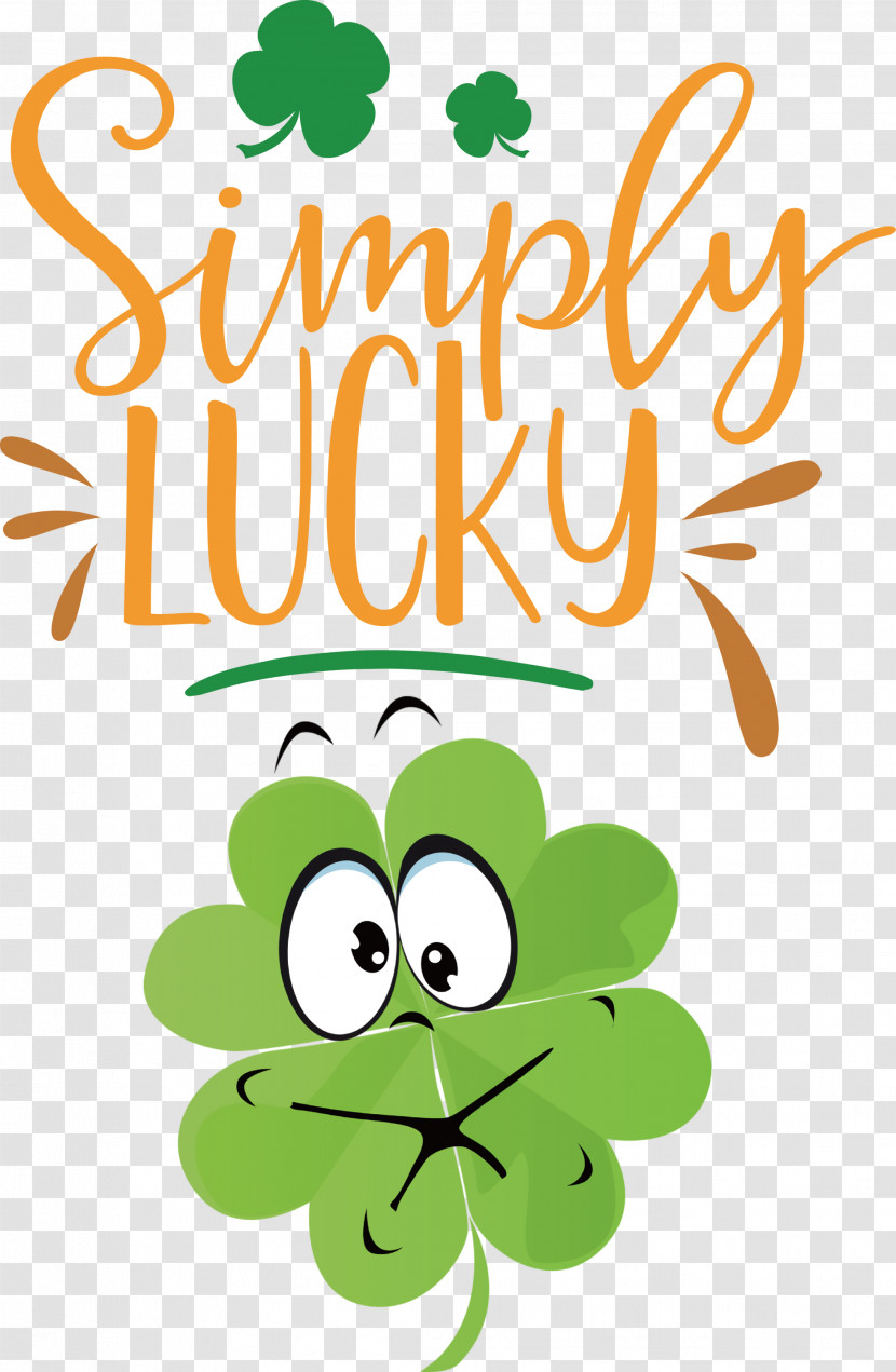Simply Lucky Lucky St Patricks Day Transparent PNG