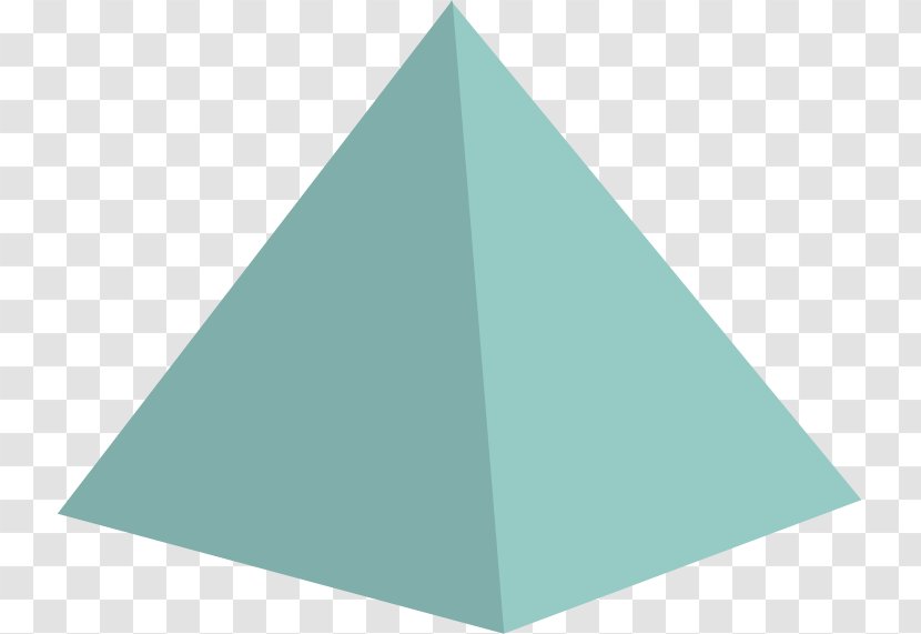 Triangle - Aqua - Pyramid Transparent PNG