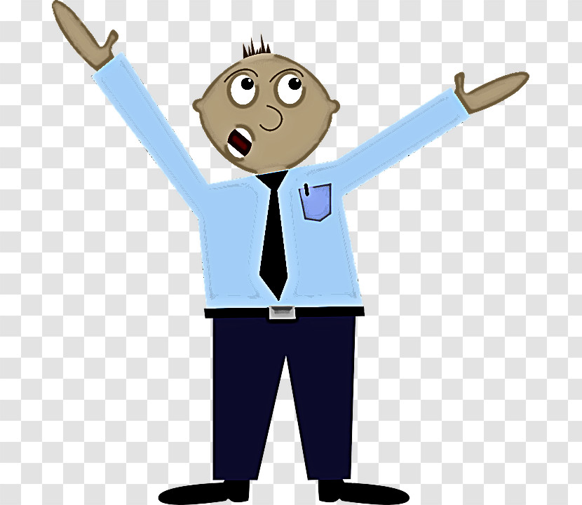 Cartoon Gesture Transparent PNG