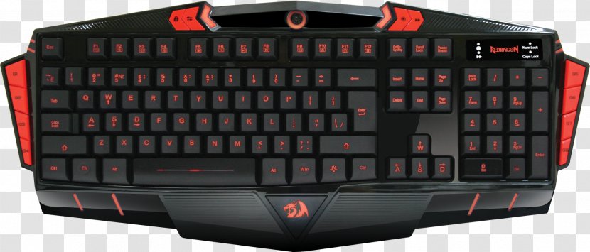 Computer Keyboard Mouse ROCCAT Ryos MK Pro - Red Transparent PNG