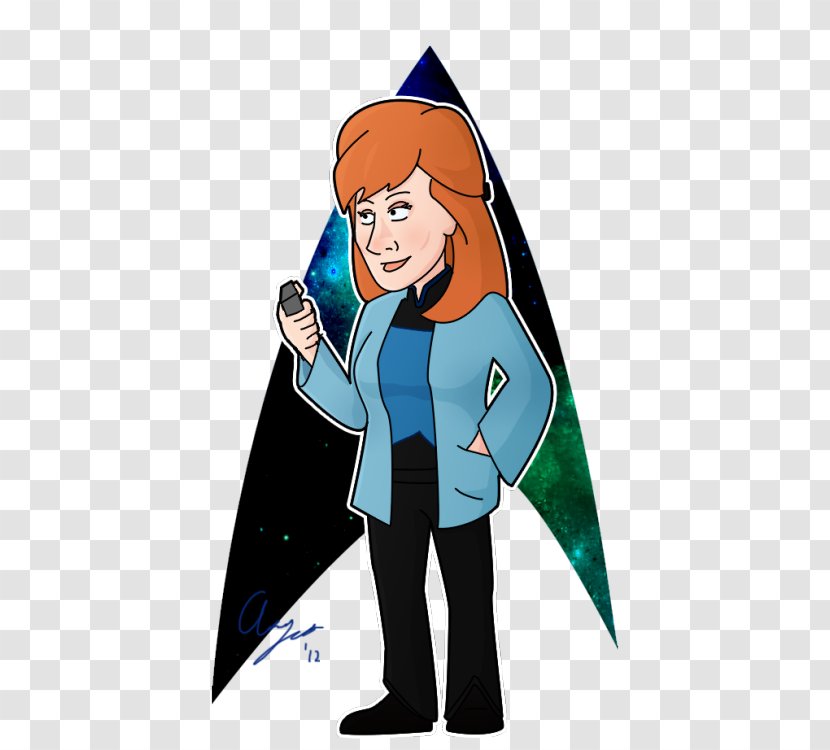 Beverly Crusher Star Trek DeviantArt Illustration - Gates McFadden Transparent PNG