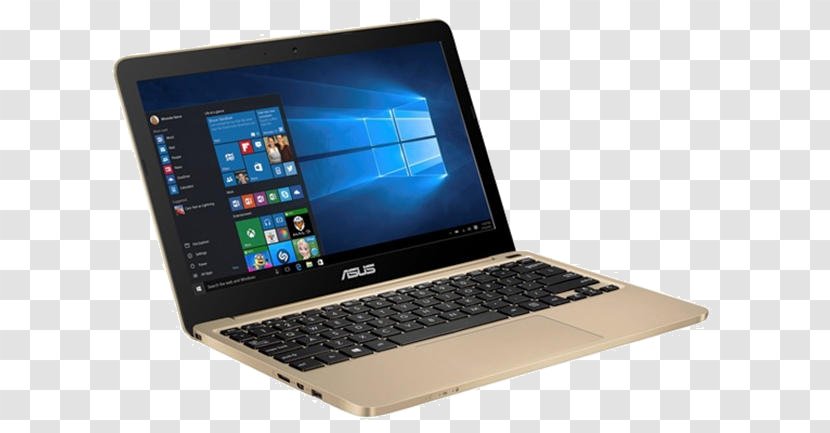 Notebook-E Series E200 Laptop Asus Intel Atom Computer Monitors - Multimedia - Side Transparent PNG