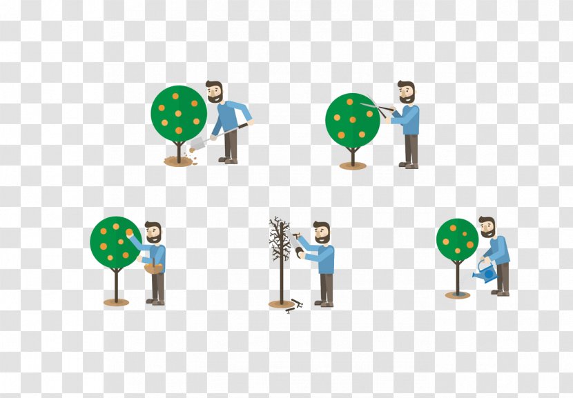 Tree Icon - Cartoon Trees Transparent PNG
