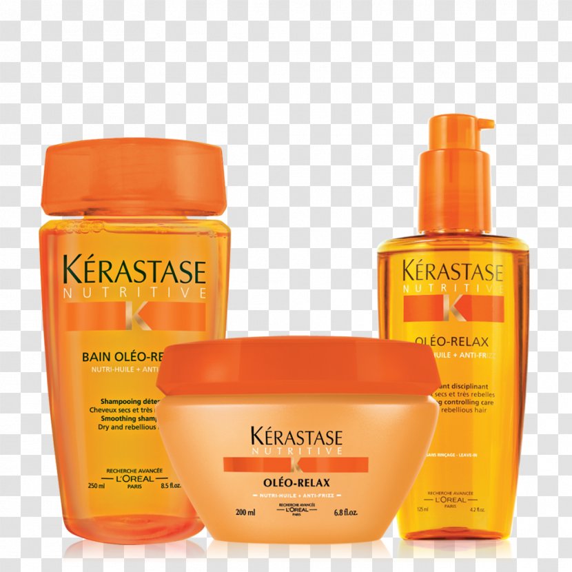 Kérastase Nutritive Sérum Oléo-Relax Hair Care Bain Frizz - Lotion Transparent PNG