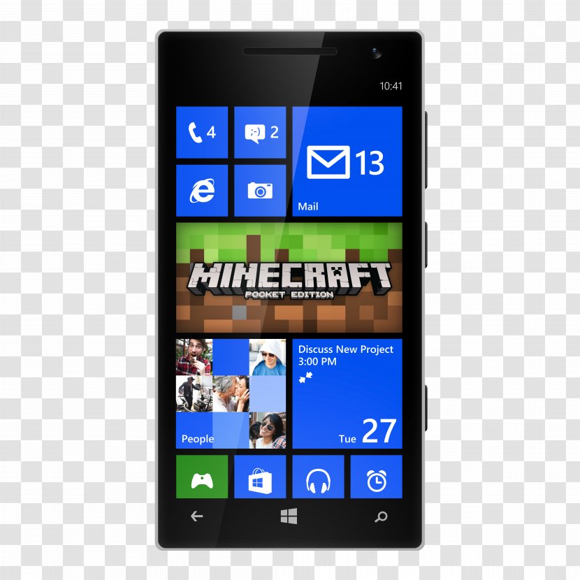 Smartphone Minecraft: Pocket Edition Feature Phone Windows - Minecraft Transparent PNG