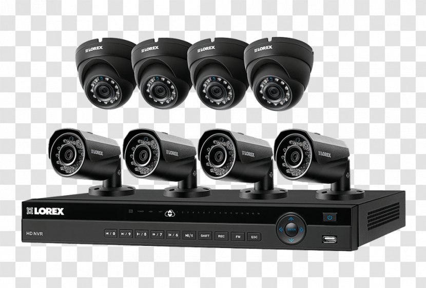 Wireless Security Camera IP Closed-circuit Television Alarms & Systems Home - Network Video Recorder Transparent PNG