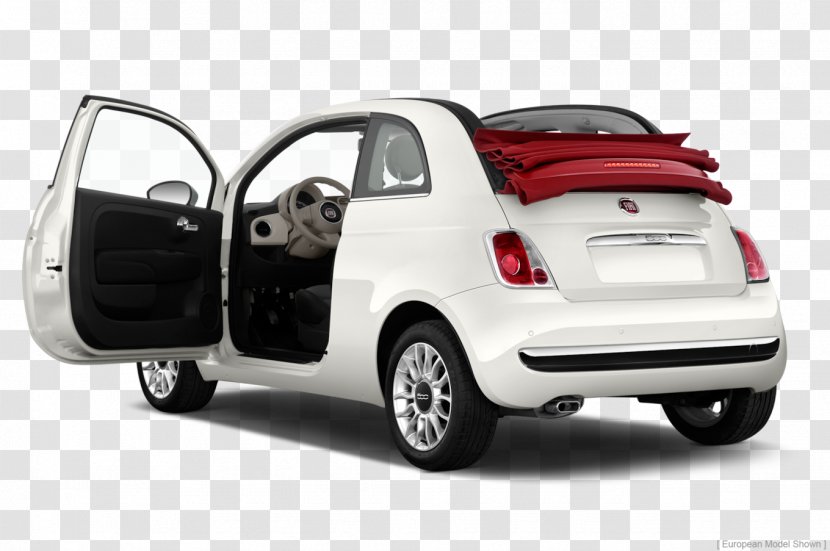 2013 FIAT 500 Lounge Car Abarth Fiat Convertible - Automotive Design Transparent PNG