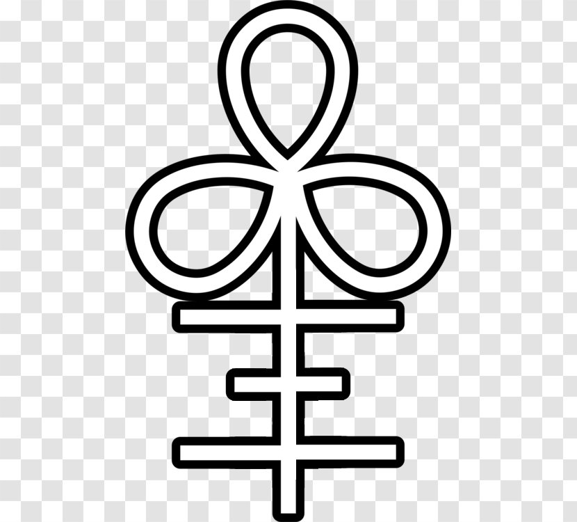 Leviathan Alchemical Symbol Ankh Cross Transparent PNG