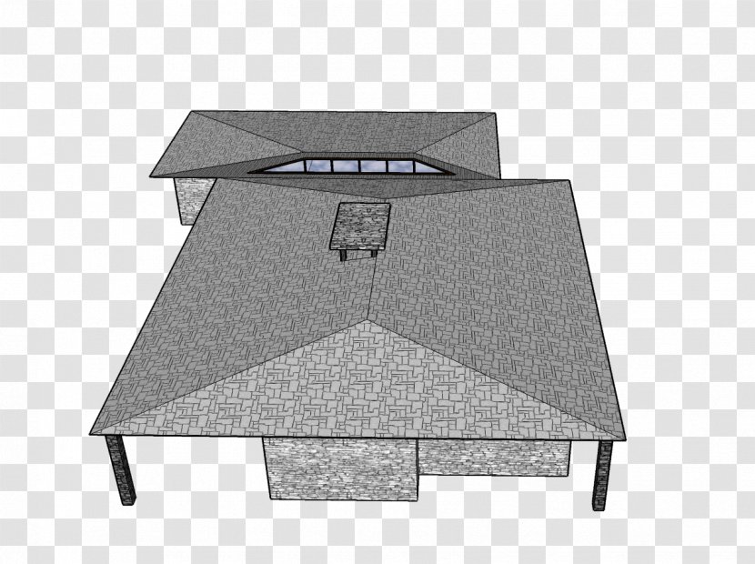 Rectangle Roof - Table - Angle Transparent PNG