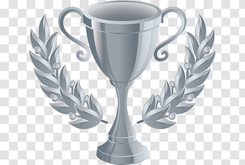 Trophy Silver Medal Clip Art - Metal - Gold Transparent PNG