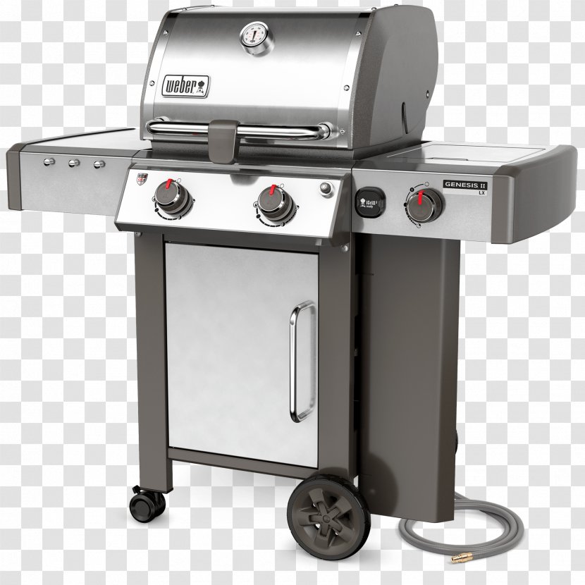 Barbecue Weber Genesis II LX 340 E-310 Weber-Stephen Products S-240 - Stainless Steel Transparent PNG