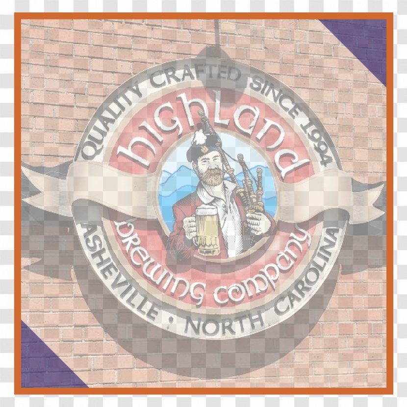 Highland Brewing Company Beer Grains & Malts Brewery Flat Rock - Label Transparent PNG