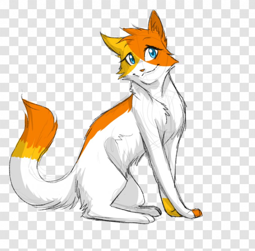 Cat Whiskers Art Warriors Kitten - Red Fox Transparent PNG