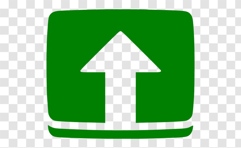 Upload Download Clip Art - Green - Area Transparent PNG