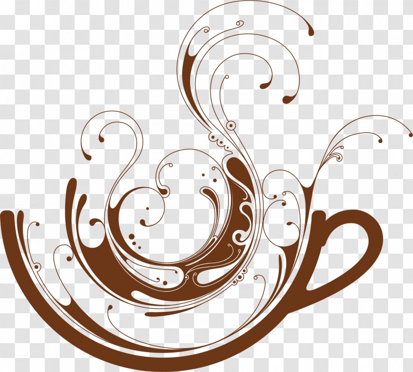 Coffee Cup Tea Cafe SUNGURBEY - Symbol - Simple Brown Transparent PNG