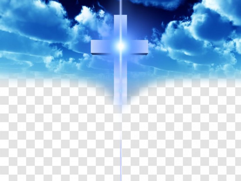 Bible Christian Cross Christianity Wallpaper - Symbolism - Vector Blue Transparent PNG