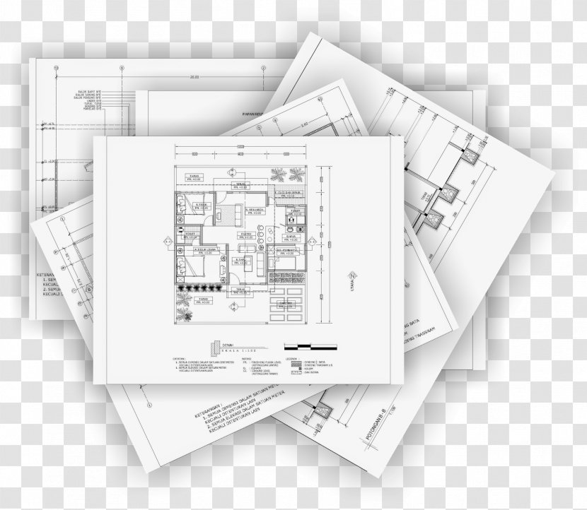 AutoCAD House Home Floor Plan - Computeraided Design Transparent PNG