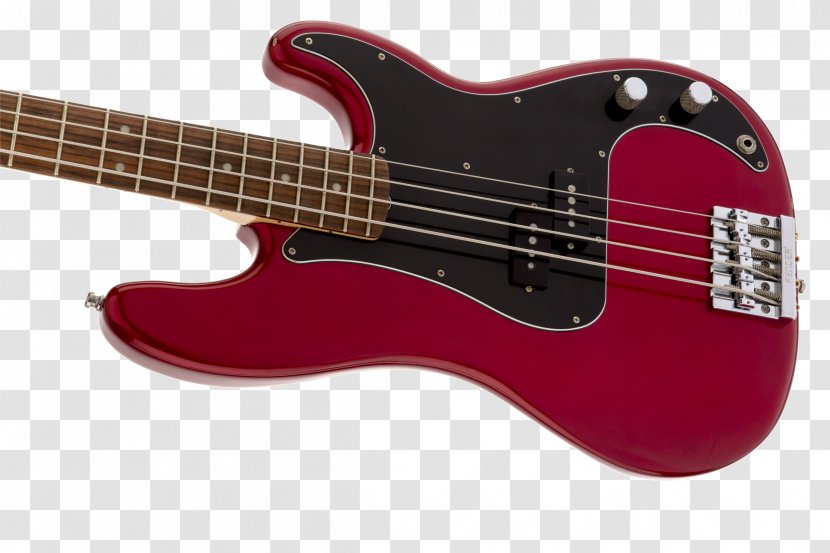 Fender Precision Bass Guitar Jazz Squier Double - Watercolor Transparent PNG