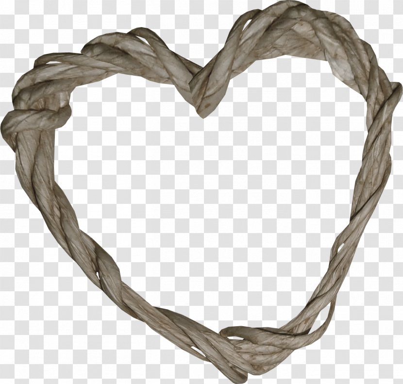 Rope Heart Hemp - Dynamic - Brown Twigs Transparent PNG