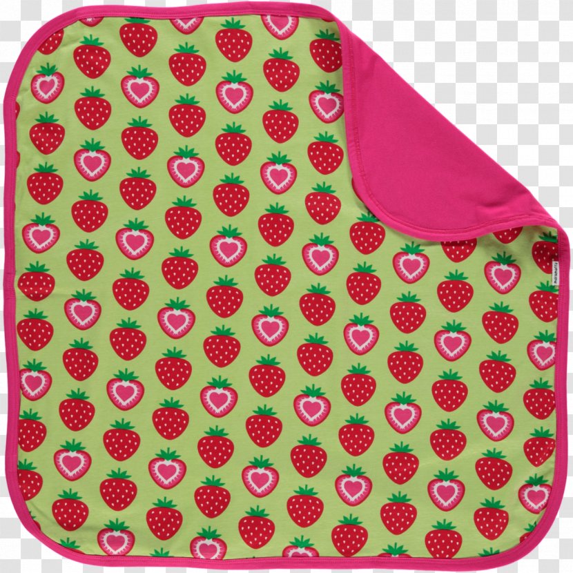 Blanket Polka Dot Bib Textile Infant - Silhouette - Strawberry Decoration Design Transparent PNG