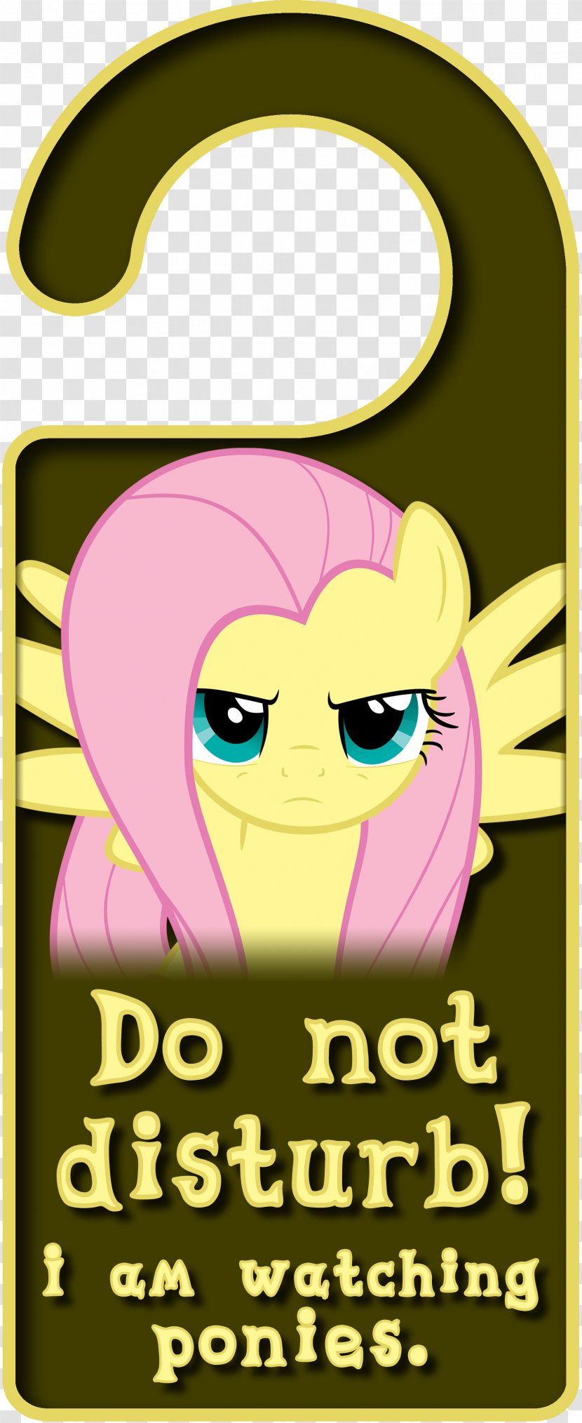Twilight Sparkle Pony Door Hanger Handle Princess Cadance - Nose - Do Not Disturb Transparent PNG