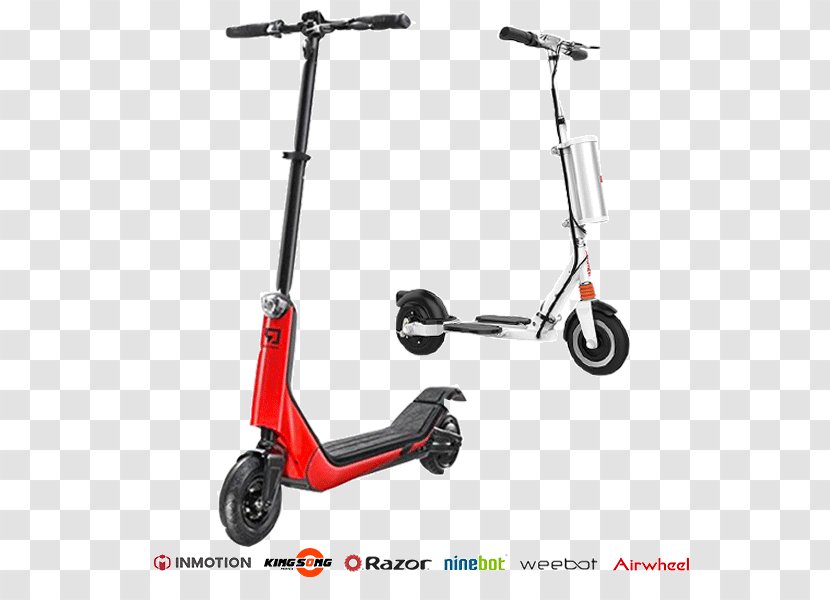 Electric Kick Scooter Vehicle Motorcycles And Scooters - Selfbalancing Unicycle - Electrique Transparent PNG