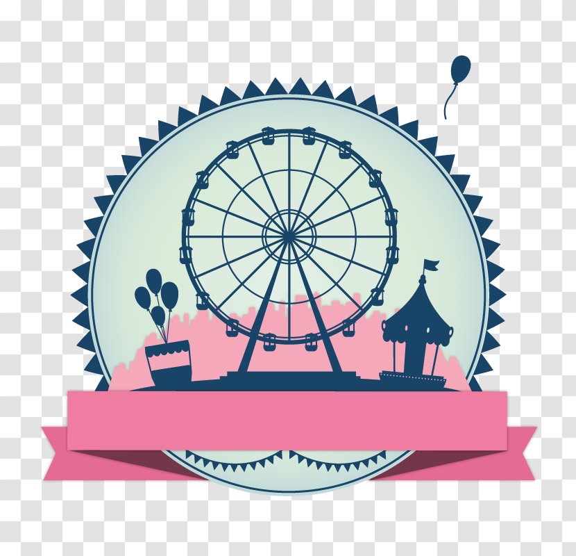 Amusement Park Carousel Fair - Text - Vector Circus Transparent PNG