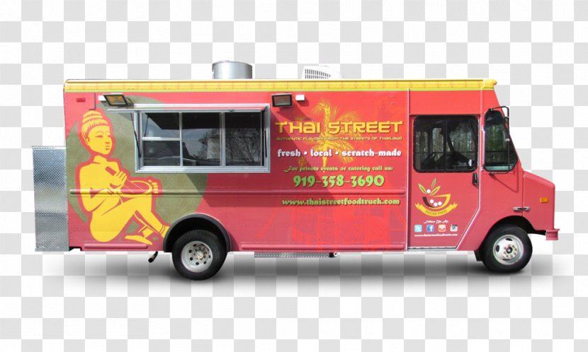 Car Van Thai Cuisine Food Truck - Vehicle Transparent PNG