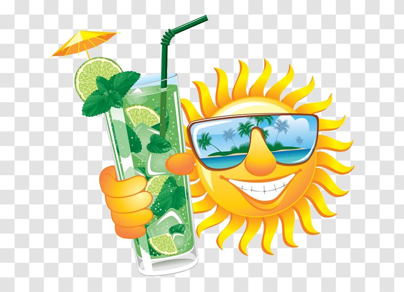 Summer Clip Art - Cuisine - Drink The Juice Of Sun Transparent PNG