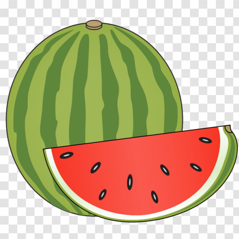 Watermelon Clip Art Vegetarian Cuisine Food - Cucumber Gourd And Melon Family Transparent PNG