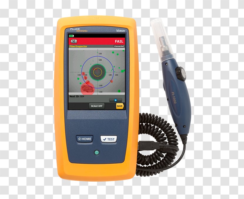 Fluke Corporation Computer Network Optical Fiber Structured Cabling Multimeter Transparent PNG