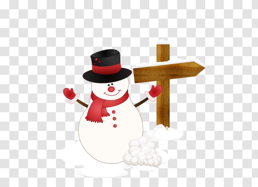 Snowman White - Christmas Decoration Transparent PNG