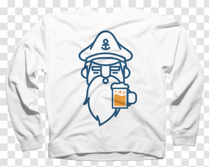 T-shirt Hoodie Beer Sweater Crew Neck - Hat Transparent PNG