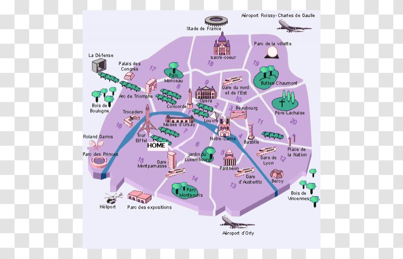 Arrondissements Of Paris 1st Arrondissement 18th 2nd Map Transparent PNG