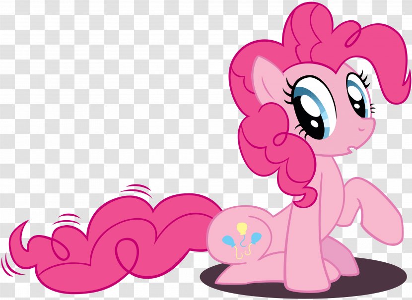 Pinkie Pie Pony Rarity Twilight Sparkle Applejack - Heart - Little Tail Transparent PNG