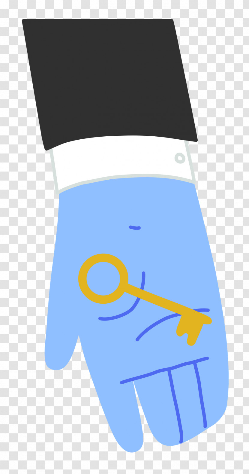 Hand Giving Key Transparent PNG