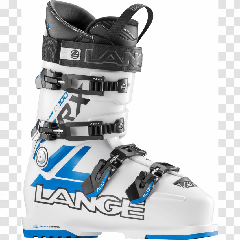 Lange Ski Boots Alpine Skiing Shoe - Electric Blue Transparent PNG