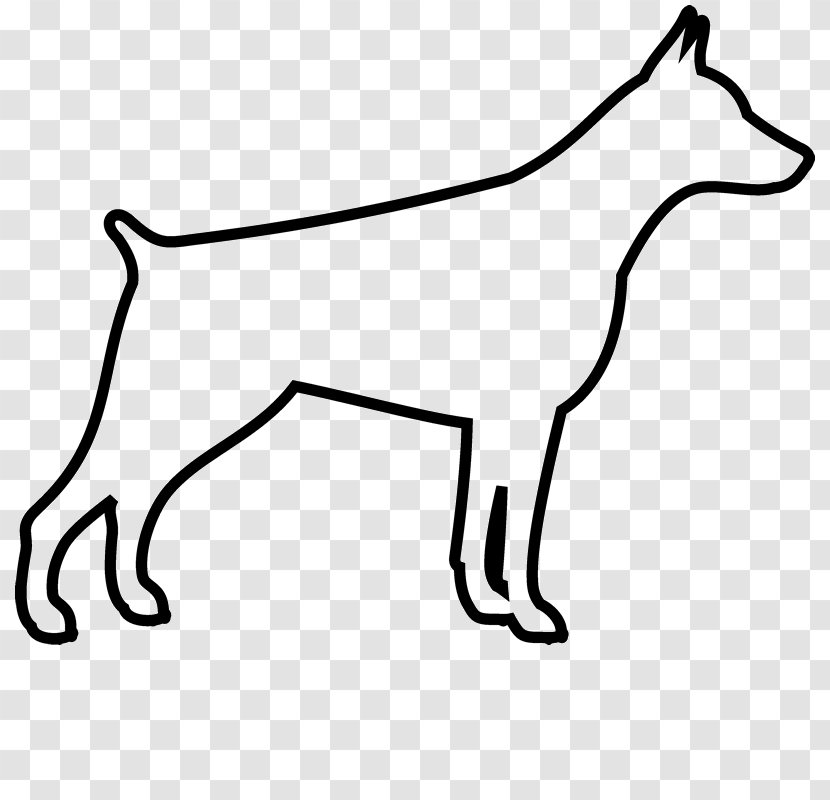 Dog Breed Dobermann German Shepherd Miniature Pinscher Beagle - Pug Vector Transparent PNG