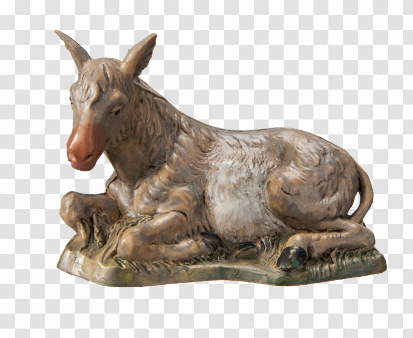 Bronze Sculpture Figurine Donkey - Rothenburg Ob Der Tauber Transparent PNG