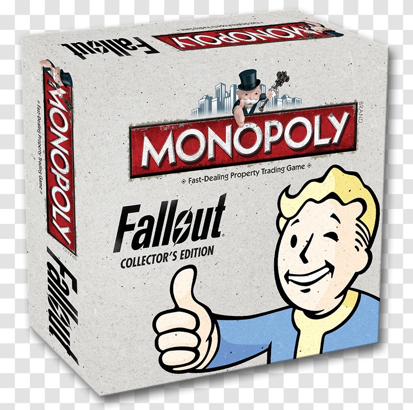 Fallout 3 Monopoly Bobblehead The Vault Winning Moves - Board Transparent PNG