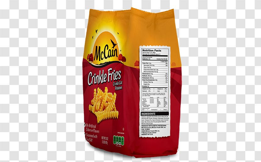 French Fries Steak Frites Home Breakfast Cereal McCain Foods - Crinkle Cut Transparent PNG